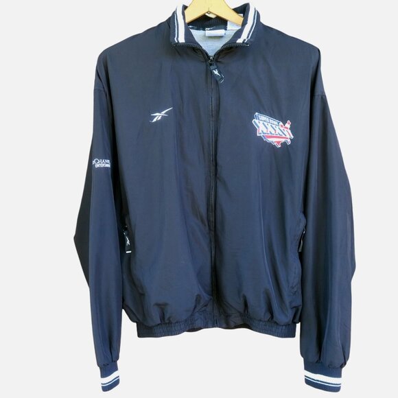 NFL Super Bowl XXXVI Windbreaker Jacket – Reebok x Clear Channel, 2002 (Size M) - Picture 1 of 8